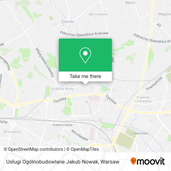 Usługi Ogólnobudowlane Jakub Nowak map