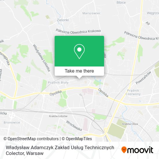Władysław Adamczyk Zakład Usług Technicznych Colector map