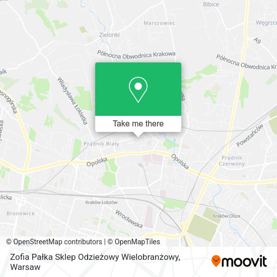 Zofia Pałka Sklep Odzieżowy Wielobranżowy map