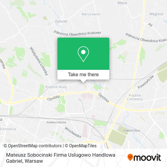 Mateusz Sobocinski Firma Uslugowo Handlowa Gabriel map
