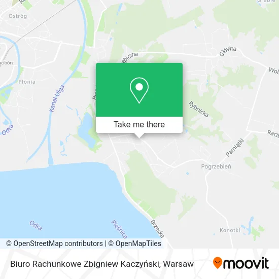 Карта Biuro Rachunkowe Zbigniew Kaczyński