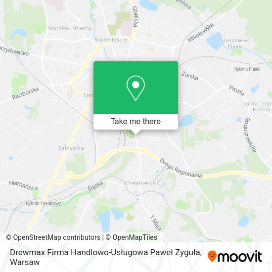 Drewmax Firma Handlowo-Usługowa Paweł Zyguła map