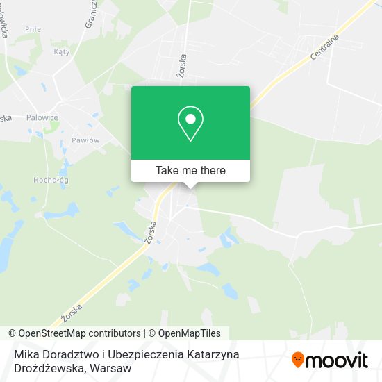 Mika Doradztwo i Ubezpieczenia Katarzyna Drożdżewska map