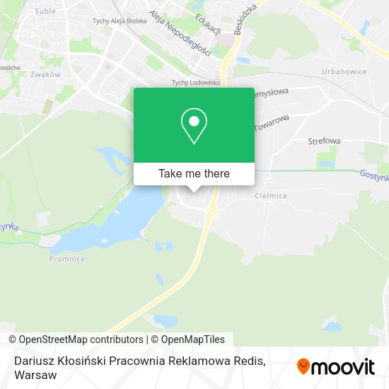 Dariusz Kłosiński Pracownia Reklamowa Redis map