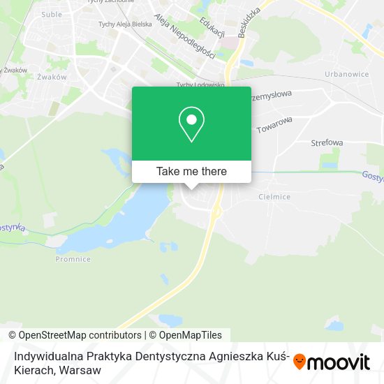 Indywidualna Praktyka Dentystyczna Agnieszka Kuś-Kierach map