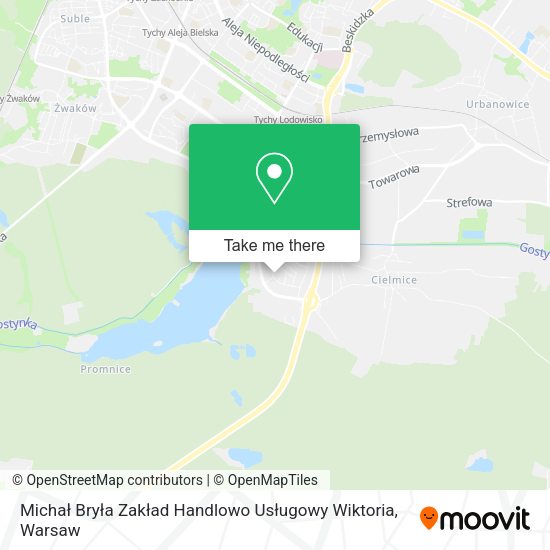 Michał Bryła Zakład Handlowo Usługowy Wiktoria map