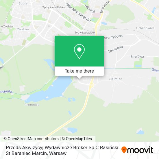 Przeds Akwizycyj Wydawnicze Broker Sp C Rasiński St Baraniec Marcin map