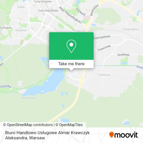 Biuro Handlowo Usługowe Almar Krawczyk Aleksandra map