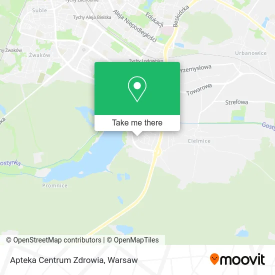 Карта Apteka Centrum Zdrowia