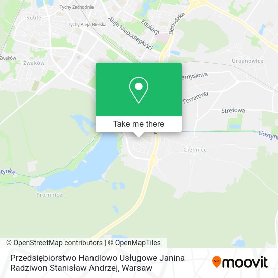 Przedsiębiorstwo Handlowo Usługowe Janina Radziwon Stanisław Andrzej map