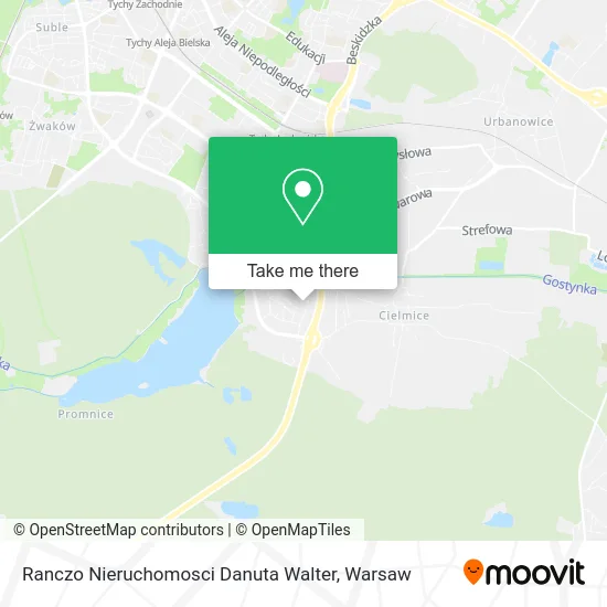 Карта Ranczo Nieruchomosci Danuta Walter