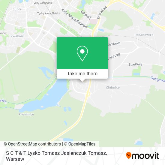 S C T & T Lysko Tomasz Jasienczuk Tomasz map