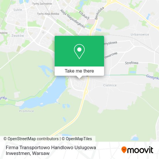 Карта Firma Transportowo Handlowo Uslugowa Inwestmen