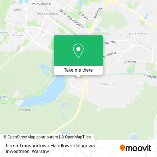 Карта Firma Transportowo Handlowo Uslugowa Inwestmen