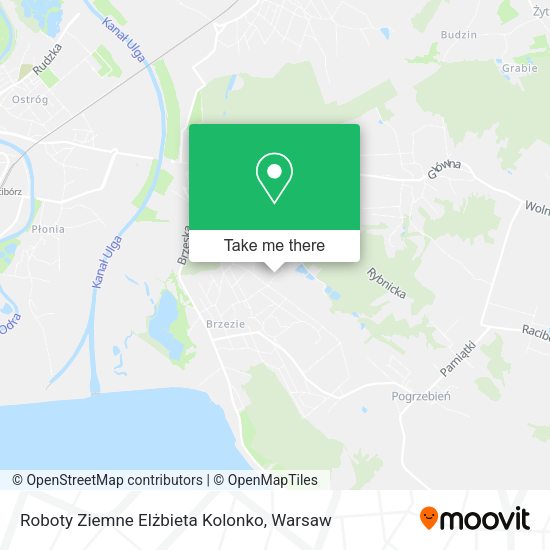 Roboty Ziemne Elżbieta Kolonko map