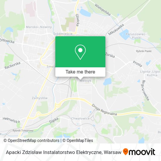 Apacki Zdzisław Instalatorstwo Elektryczne map