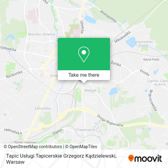 Tapic Usługi Tapicerskie Grzegorz Kądzielewski map