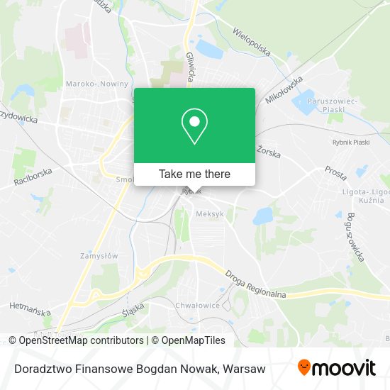 Doradztwo Finansowe Bogdan Nowak map