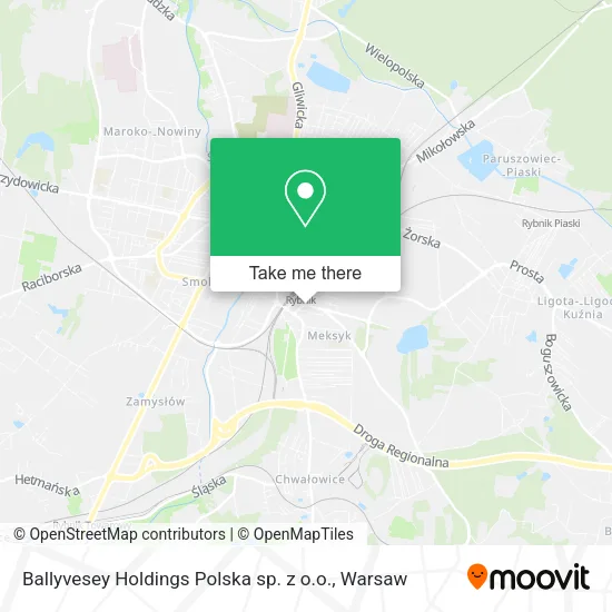 Ballyvesey Holdings Polska sp. z o.o. map
