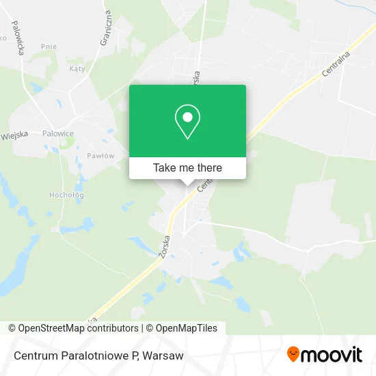 Карта Centrum Paralotniowe P