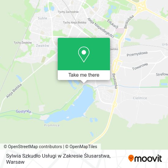 Sylwia Szkudło Usługi w Zakresie Ślusarstwa map