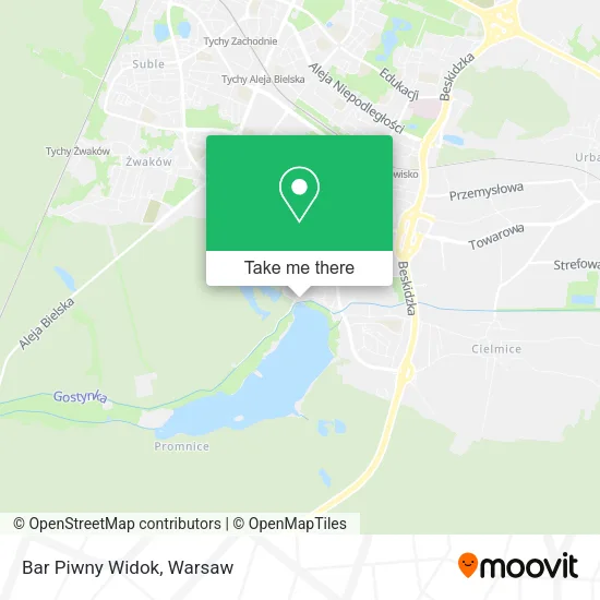 Карта Bar Piwny Widok