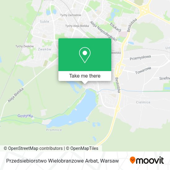 Przedsiebiorstwo Wielobranzowe Arbat map