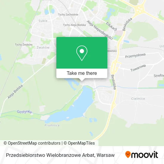 Карта Przedsiebiorstwo Wielobranzowe Arbat