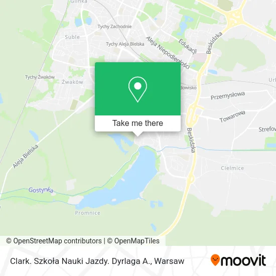 Clark. Szkoła Nauki Jazdy. Dyrlaga A. map