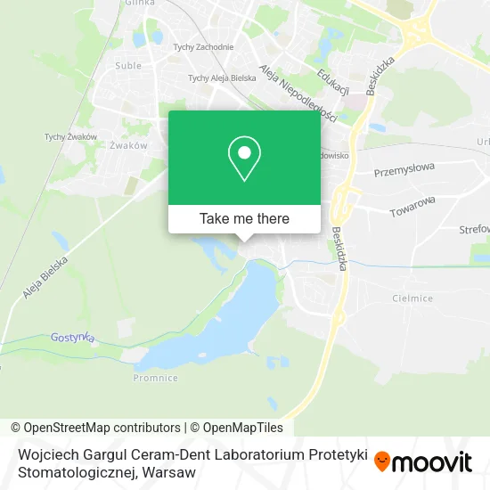 Карта Wojciech Gargul Ceram-Dent Laboratorium Protetyki Stomatologicznej