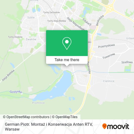 German Piotr. Montaż i Konserwacja Anten RTV map