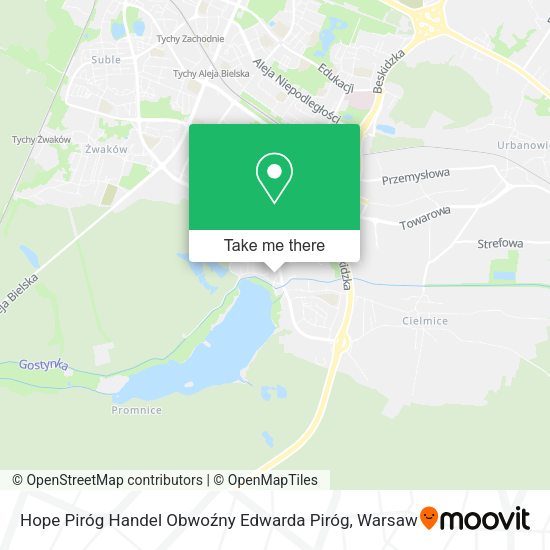 Hope Piróg Handel Obwoźny Edwarda Piróg map