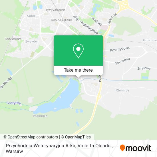 Przychodnia Weterynaryjna Arka, Violetta Olender map