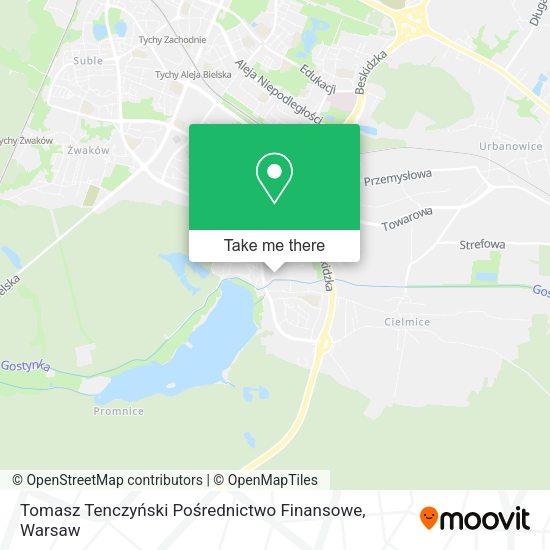 Tomasz Tenczyński Pośrednictwo Finansowe map