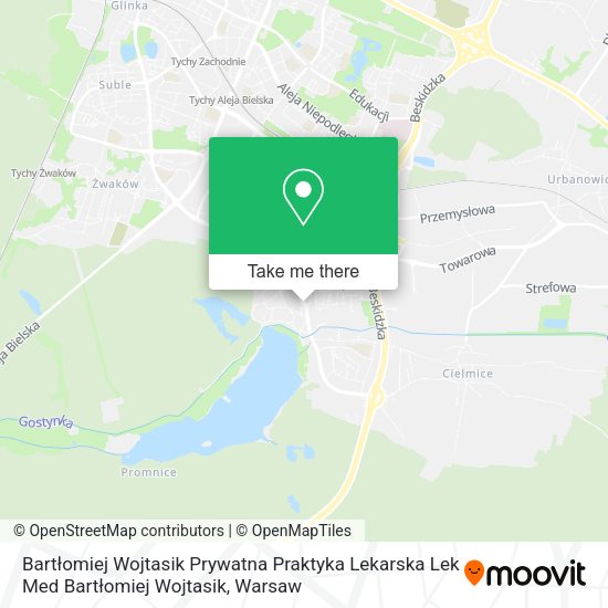 Bartłomiej Wojtasik Prywatna Praktyka Lekarska Lek Med Bartłomiej Wojtasik map