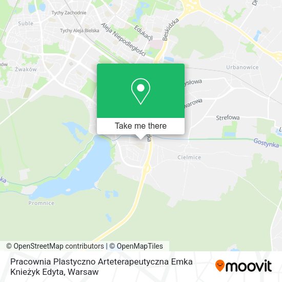 Pracownia Plastyczno Arteterapeutyczna Emka Knieżyk Edyta map