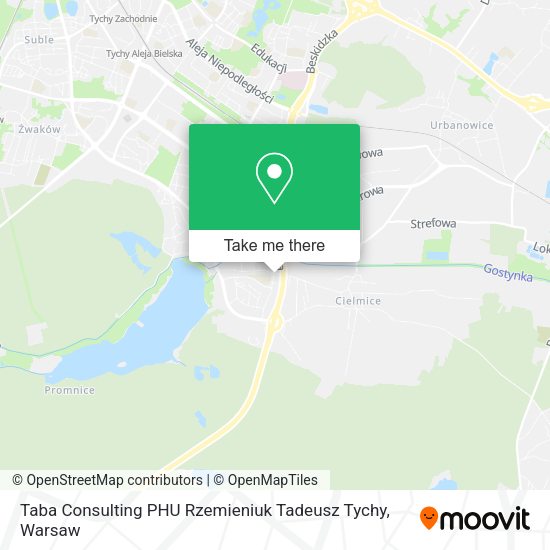 Taba Consulting PHU Rzemieniuk Tadeusz Tychy map