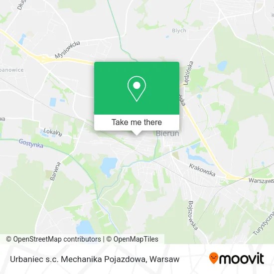 Urbaniec s.c. Mechanika Pojazdowa map