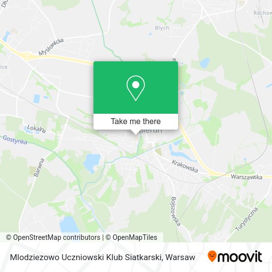 Mlodziezowo Uczniowski Klub Siatkarski map