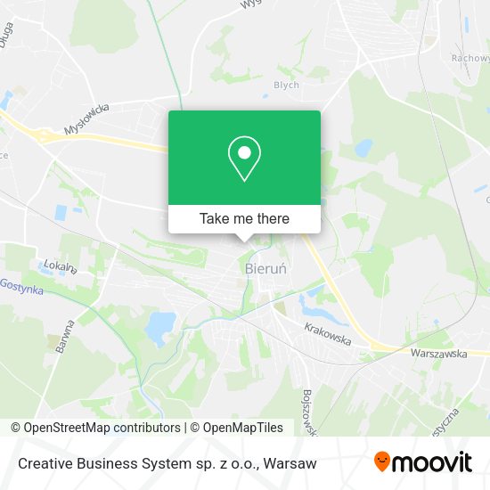 Creative Business System sp. z o.o. map