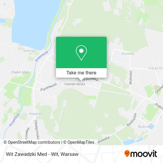 Wit Zawadzki Med - Wit map