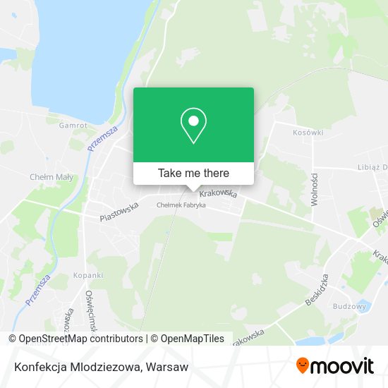 Konfekcja Mlodziezowa map