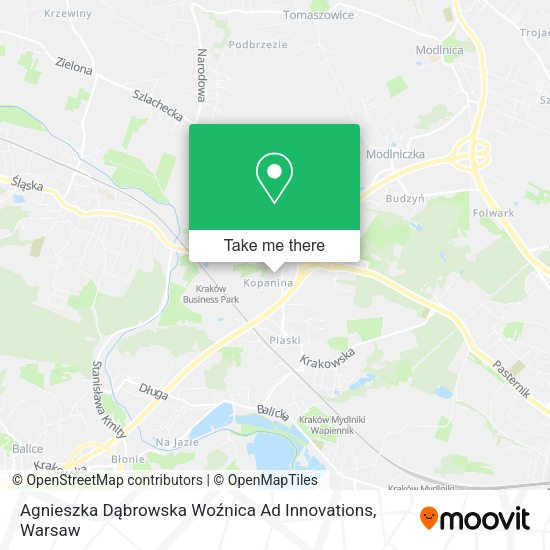 Agnieszka Dąbrowska Woźnica Ad Innovations map