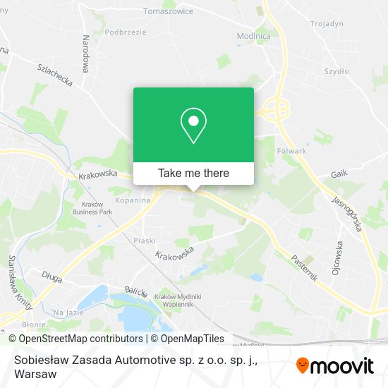 Sobiesław Zasada Automotive sp. z o.o. sp. j. map