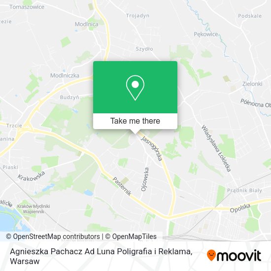 Agnieszka Pachacz Ad Luna Poligrafia i Reklama map