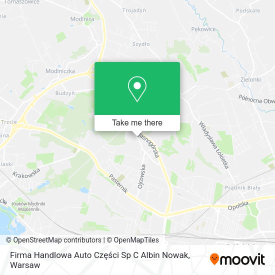 Firma Handlowa Auto Części Sp C Albin Nowak map