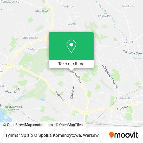 Tynmar Sp z o O Spólka Komandytowa map