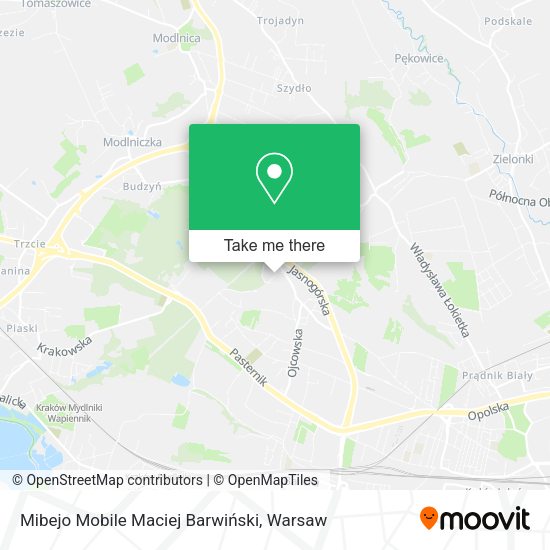 Mibejo Mobile Maciej Barwiński map