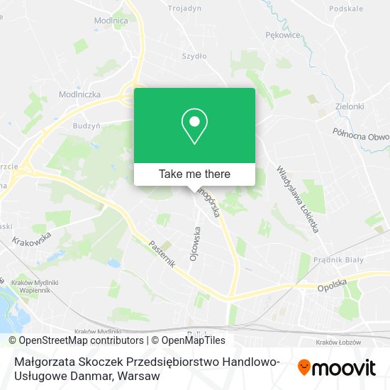 Małgorzata Skoczek Przedsiębiorstwo Handlowo-Usługowe Danmar map