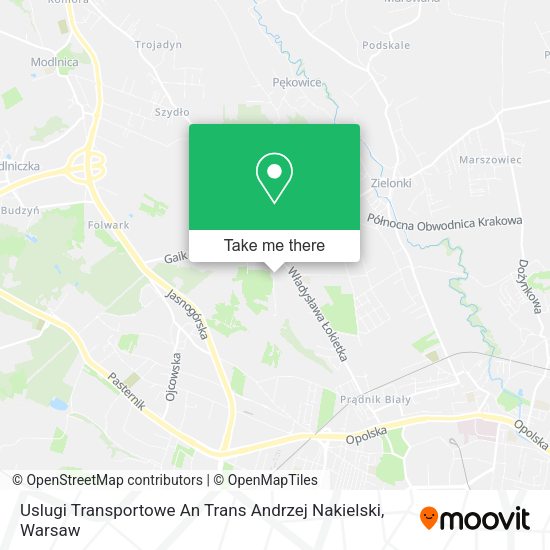 Uslugi Transportowe An Trans Andrzej Nakielski map